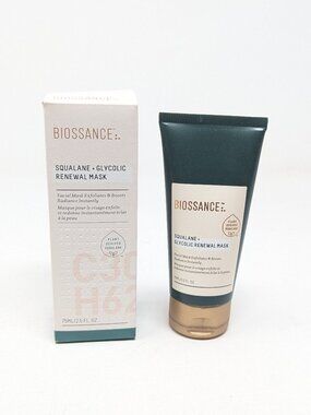 New Biossance Squalane and Glycolic Renewal Mask 2.5oz